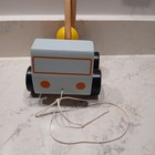 Ikea Mula Wooden Pull Along Toy Crane Truck Magnetic