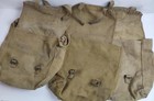 Vintage Military Canvas Backpack Lot Army Field Packs Rucksacks Ww2 Era Style X3