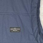 Travismathew Mens Navy Blue Quilted Full Zip Golf Vest Mock Neck Size Medium