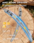 15  Reciprocating Saw Blades 5 Pack 6tpi Wood Pruning Japanese Teeth Heavy Duty