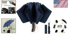 Travel-friendly 48  Inverted Umbrella - Auto Open close  Waterproof Design