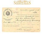 Guatemala Quetzal Bird Stationery Official Card 1893 Leiden Netherlands Ms1093