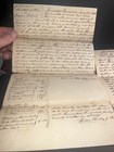 Antique Court Document   s  Pre Civil  War 1825 Portage County Ohio Signed