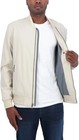 Nautica Men   s Lightweight Bomber Jacket Beige Size-m