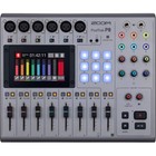 Zoom Podtrak P8 Podcasting Mixer With 4x Zoom Zdm-1pmp   Low Profile Mic Arms