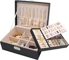 Jewelry Boxes For Women Jewelry Box Organizer 2 Layer Pu Leather Display 