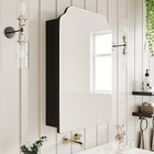 Victorian-style Recessed Bathroom Medicine Cabinet  Wood Wall Cabinet With 17   