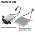 Fireplace Fan Motor For Stove Burner Fan Fireplace Heater Spare Replace Parts