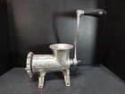 Vintage Enterprise No 22 Tinned Meat Grinder Food Chopper Antique Wooden Handle