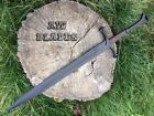Hand Forged D2 Steel Sword Sharp Battle Ready Collective Medieval Sword   Sheath