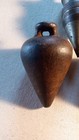 Antique Cast Iron   Chrome Plumb Bob Lot L  k  