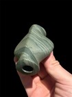 3    Slate Bottle Bannerstone    Indian Artifact  Arrowheads