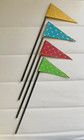 Vintage Ideal Petite Princess Dollhouse Store Display Castle Cardboard Pennants