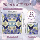 20 Pcs Assorted Decorative Napkins For Decoupage Paper Napkins Vintage Floral Co