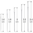 25pc Large Eye Hand Sewing Needle Cross Stitch Embroidery Needles For Diy Craft