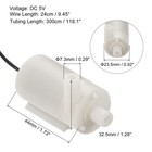 Micro Submersible Water Pump Dc 3v With Clear Vinyl Tube