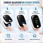 Non-invasive Blood Glucose Monitor  Oled Display Home Health Monitoring Device
