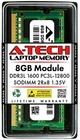 A-tech 8gb Ddr3 1600 Pc3-12800 Laptop Sodimm 204-pin Memory Ram Pc3l Ddr3l 1x 8g