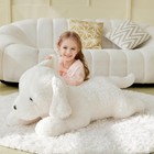 Ikasa Giant Labrador Dog Stuffed Animal Puppy Plush Toy 30  Giant  White Lab 