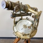 Antique 1912 W l E Gurley Architects Transit Compass Case Tripod 12550 Read 