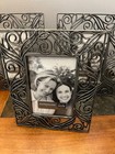 Vintage Silver Metal Picture Frames Vines And Leaves Design 4x6 Lot Of 3