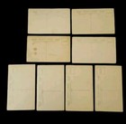 Wwi Post Cards Bernhardt Wall Unposted Antique Lithograph Lot Of 8 Army Soldier