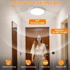 Gmox Rechargeable Ceiling Light 2-pack  3 Color Modes  Motion Sensor With Remote