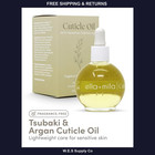 Ella mila Cuticle Oil Tsubaki   Argan Vegan Nail Treatment 2 3 Fl Oz