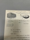 1916 Antique Billhead Lyon   Healy Music Chicago Great Graphic Reapair Letter