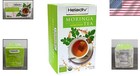 20 Count Organic Moringa Superfood Tea - Immune Support   Natural Weight Loss