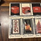 Coca Cola 1996  5 Phone Cards Set Of 10 Silver Complete Scoreboard