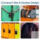 4 Pack Tsa Approved Travel Luggage Locks With Keys  Keyed Suitcase Padlock  Zipp