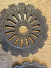 4 Vintage International Harvester Planter Seed Plates Cast Iron 3321a Ex Small
