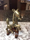 Vintage Mid Century Modern Etruscan Donkey Brutalist Brass Sculpture Italian 6   