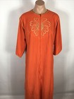 I appel Hostess Kaftan Psychedelic Mod Velour Robe House Coat Vtg S Union Made