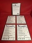 Frontier Airlines 30th Anniversary Holiday Trading Cards Set Of 4 And 1 Free