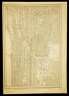Antique Bronx New York Map Of Manhattan Street Map Wall Art Vintage Original