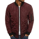 Men s Bomber Outwear Sports Jacket Quilted Casual Loose Winter Coat Warm Jackets
