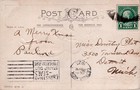 1923 Wishing You A Very Merry Christmas Seals Stamp Out Tuberculosis Postcard