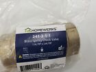 Homewerks 241-2-1-1 Brass Spring Check Valve 1 In  Fip X 1 In  Fip
