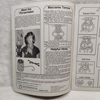 Rare Vtg 1977 Macrame Pursemaker 14 Purse   Clutch Projects Plaid Book   7228