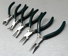 5 Pc Jewelers Pliers Set Jewelry Making Beading Wire Wrapping Hobby 5  Plier Kit