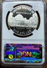 1993-s Thomas Jefferson Commemorative Silver Dollar Ngc Pf69 Ultra Cameo