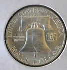 1961-d  Franklin Half Dollar 90  Silver     Brilliant Luster     Nice Collector 