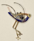 Jewelry 10 By Cynthia Chuang And Erh-ping Bird Bar Pin Brooch