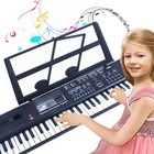 Pink black Electric Piano Digital Music Electronic Keyboard W Mic Kids Xmas Gift