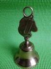 Vintage Collectible Brass Handheld Bell Horse Head Made In England