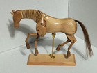 Artist s Fully Articulated Wooden Horse Mannequin Model W stand Art Alternatives