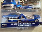 Hot Wheels Team Transport Custom  64 Ford Galaxie 500   Ford C-800 Truck New