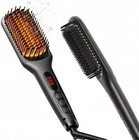 Megawise Pro Ceramic Ionic Hair Straightener Brush For Home Salon  Straighten   